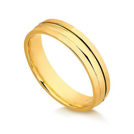Aliança Confort 5,20MM (Ouro 18K)  "LEIA DESCRIÇÃO''