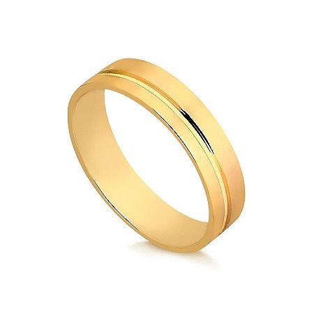 Aliança Reta 5,70MM (Ouro 12K / 18K)  "LEIA DESCRIÇÃO''