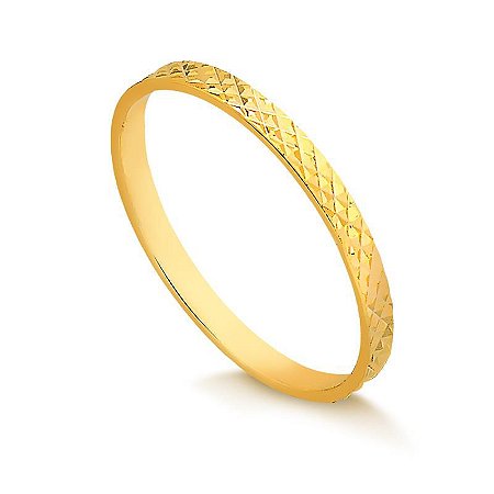 Aliança Reta 2,00MM Diamantada ( Ouro 12K / 18K)  "LEIA DESCRIÇÃO''