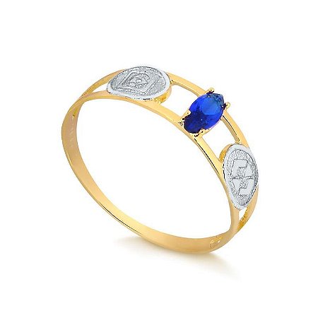 Anel Formatura Navete (Ouro 12K  /  18 K)