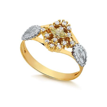 Anel Formatura Navete (Ouro 12K  /  18 K)