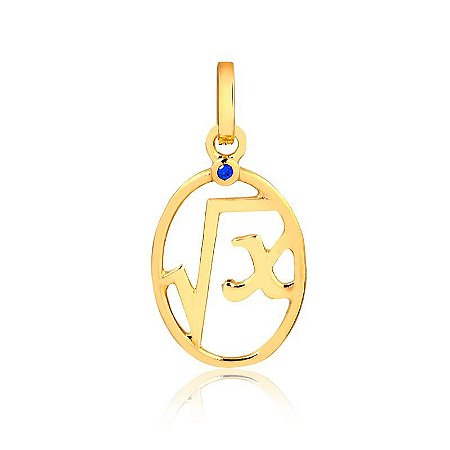 Pingente Formatura Matemática ( Ouro 12K / 18K )