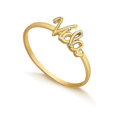 Anel Vida  ( Ouro 12K / 18 K )