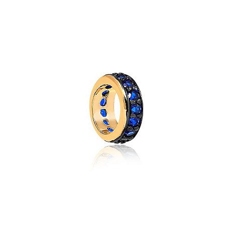 Separador ¢7,00MM / Berloque Para Pulseira 1 Carreiras De Pedras ( Ouro 12K / 18 K )