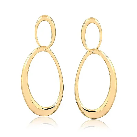 Brinco Coleção Pé na Areia G ( Ouro 12k /18k )