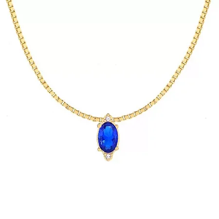 Pingente Oval ( Ouro 12k 18k )