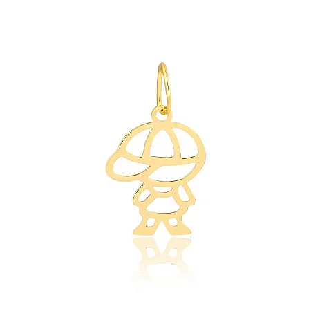 PINGENTE MENINO PARA CANGA ( Ouro 12k / 18k )