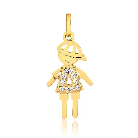 PINGENTE MENINO ( Ouro 12k / 18k )