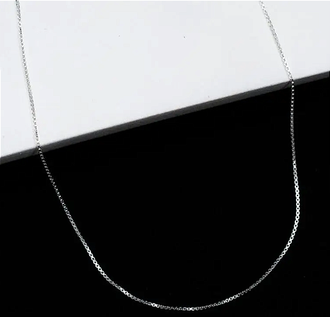 Corrente Veneziana V12 - 60CM CV005 ( Prata 925 )