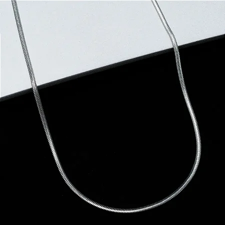 Corrente Lacraia - 45CM CLA004 ( Prata 925 )