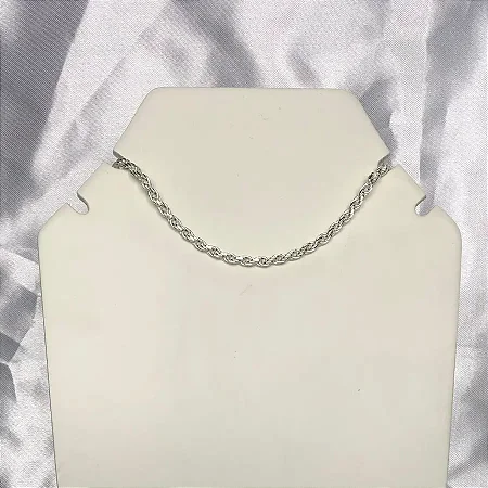 PULSEIRA CORDÃO BAIANO F070 (21CM) - 21CM- CCB010 ( Prata 925 )