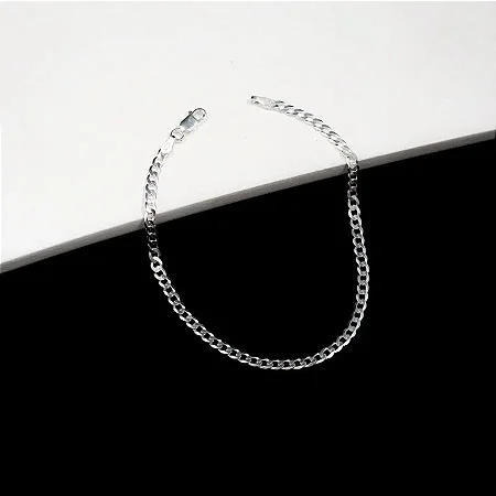 Pulseira Grumet F080 - 21cm- CGR010 ( Prata 925 )