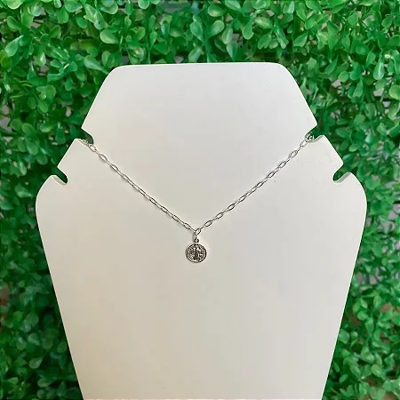 PULSEIRA MEDALHÃO DE SÃO BENTO- CPU03 ( Prata 925 )