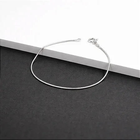 Pulseira Rabo de Rato - CRR001 ( Prata 925 )