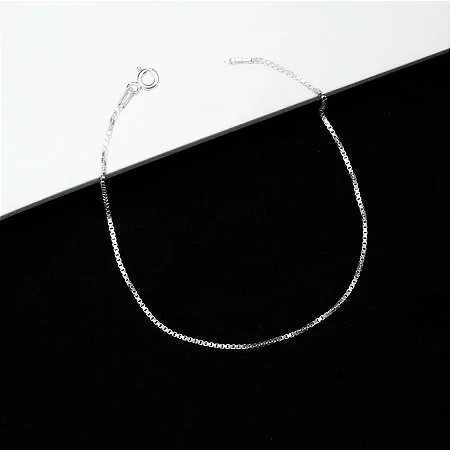 Pulseira Veneziana V19 - 18cm - CV020 ( Prata 925 )