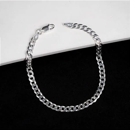 Pulseira grumet F120 - 21 cm CGR040 ( Prata 925 )