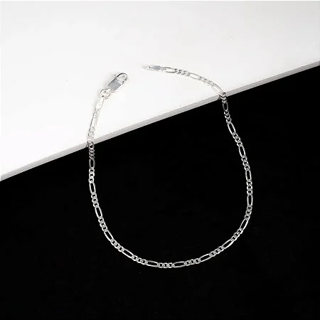 Pulseira 3x1 F060 - 21CM CTU010 ( Prata 925 )