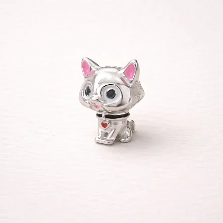 Berloque separador gatinho BQ008 ( Prata 925 )