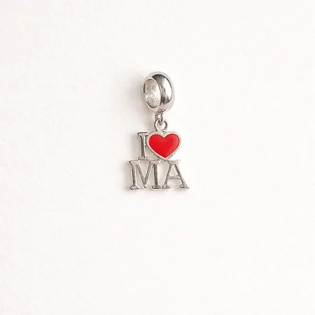 Berloque estado I Love (coração) MA BQ094( Prata 925 )
