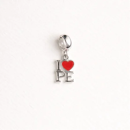 Berloque estado I Love (coração) PE BQ107 ( Prata 925 )
