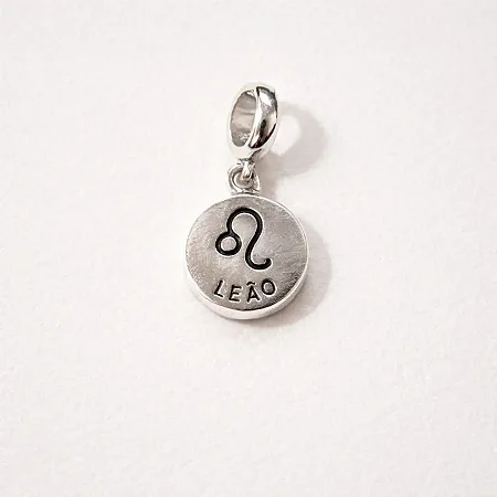 Berloque signo LEÃO BQ125 ( Prata 925 )