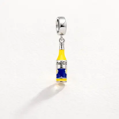 Berloque Long Neck Corona BQ149 ( Prata 925 )