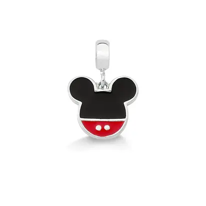 Berloque Mickey pendurado BQ155 ( Prata 925 )