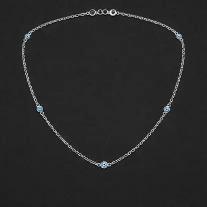 CHOCKER OLHO GREGO CCH006 ( Prata 925 )