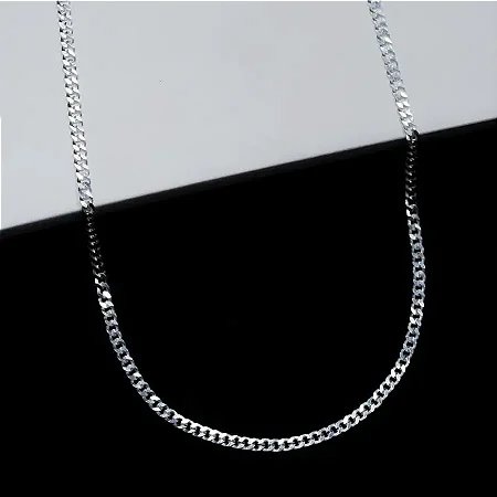 Corrente masculina Grumet F060 - 70CM CGR025 ( Prata 925 )