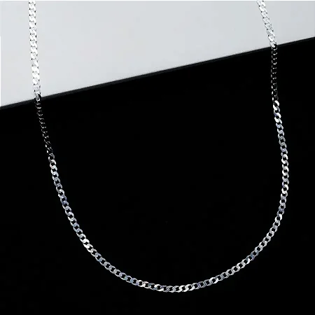 CORRENTE GRUMET F040 (70CM) CGR035 ( Prata 925 )