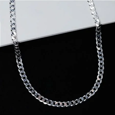 Corrente Grumet F120 - 70cm CGR045 ( Prata 925 )