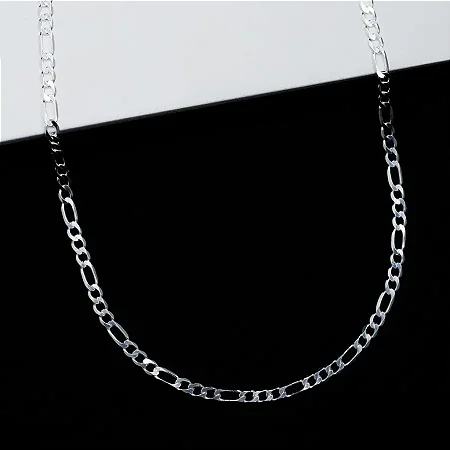 CORRENTE 3X1 F060 - 60cm CTU014 ( Prata 925 )
