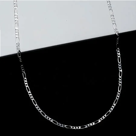 Corrente 3x1 - 1,0MM - 60CM CTU034 ( Prata 925 )