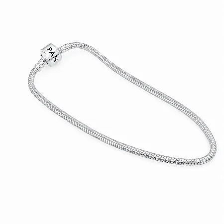 Pulseira berloqueira - 18CM PPA002 ( Prata 925 )