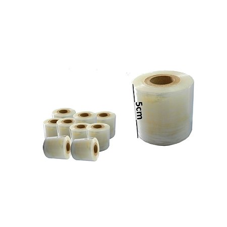 Kit 48 Rolos - Mini Filme Stretch 50mmx0,30 mic