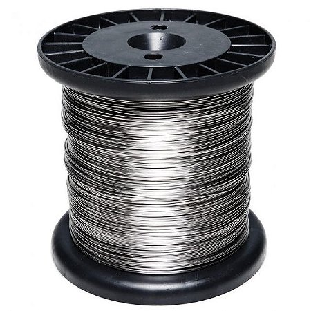 Fio De Arame De Aco Inox P/cerca 0,60mm 375m 800g