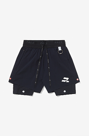 Shorts Pace DT2 Double Layers - Preto