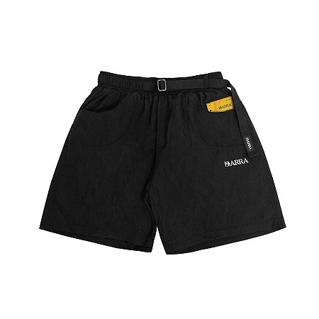 Shorts Barra Crew Logo - Preto