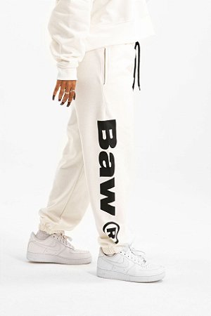 Calça Baw Track Jogger Logo - Branca