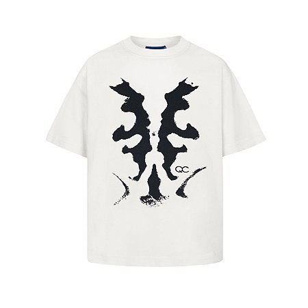 Camiseta Quadro Creations Rorschach Boxy - Off-White