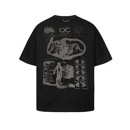 Camiseta Quadro Creations Anatomy Boxy - Preta