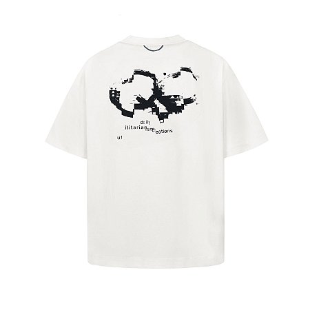 Camiseta Quadro Creations Desfragmentado Boxy - Off-White