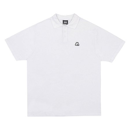 Camisa Polo High Logo Line - Branca