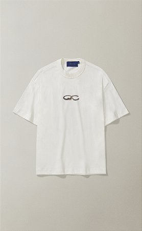 Camiseta Quadro Creations Agentes Boxy - Off-White
