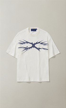 Camiseta Quadro Creations Spikes Boxy - Off-White