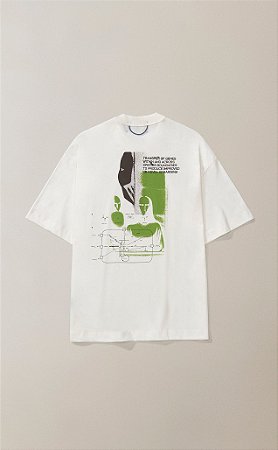 Camiseta Quadro Creations Genes Boxy - Off-White