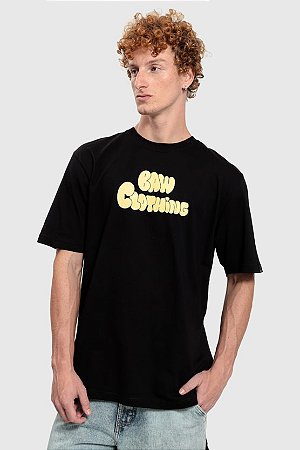 Camiseta Baw Regular Go Slow Take Care - Preta