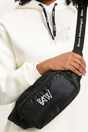 Pochete Baw Bumbag Metal Signature - Preta