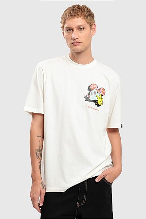 Camiseta Baw x Disney  Regular - Branca