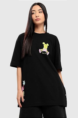 Camiseta Baw x Disney Regular - Preta